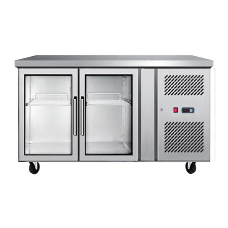 Atosa Glass Two Door Cooling Table EPF3721 - Commercial Kitchen Appliances
