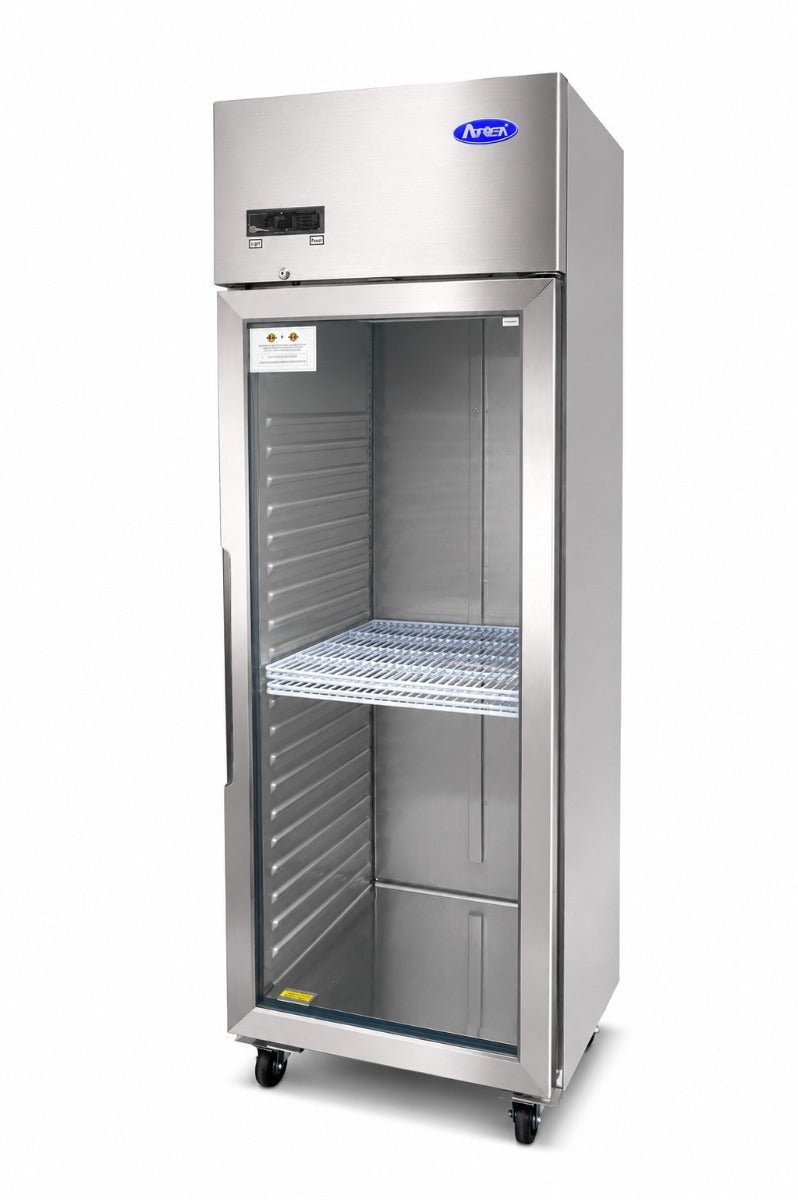 Atosa JCF40FSGR Single Glass Door Upright Display Freezer 552L - Commercial Kitchen Appliances