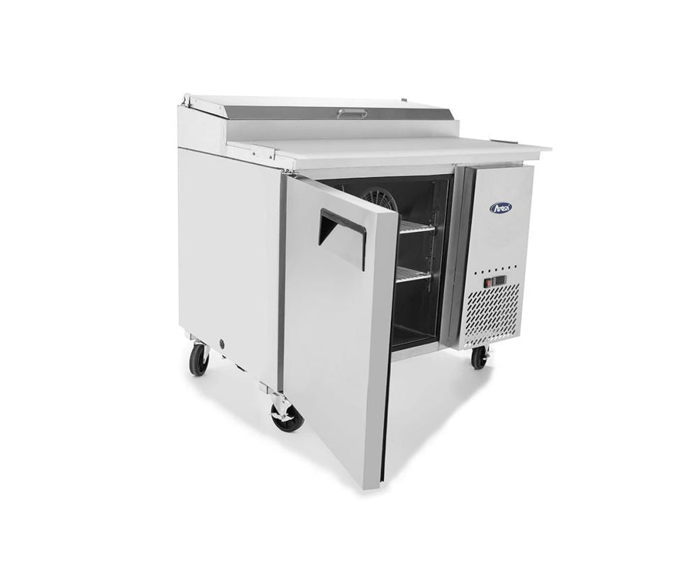 Atosa Single Door Pizza Prep Table Refrigerator MPF8201 - Commercial Kitchen Appliances