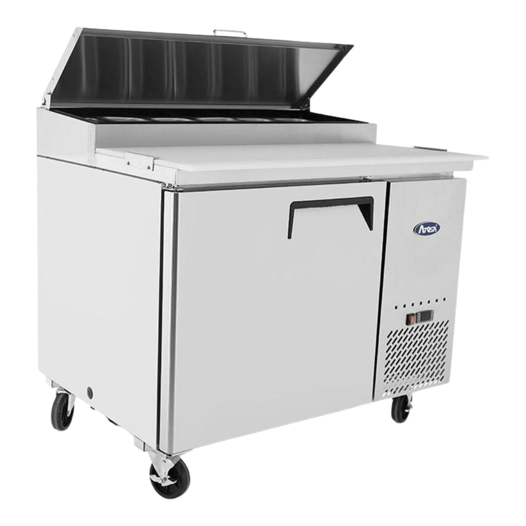 Atosa Single Door Pizza Prep Table Refrigerator MPF8201 - Commercial Kitchen Appliances