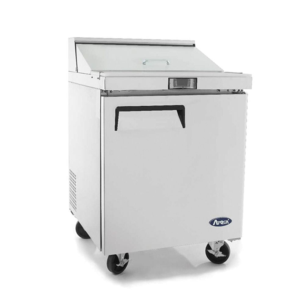 Atosa Single Door Sandwich Prep Table Refrigerator MSF8301 - Commercial Kitchen Appliances