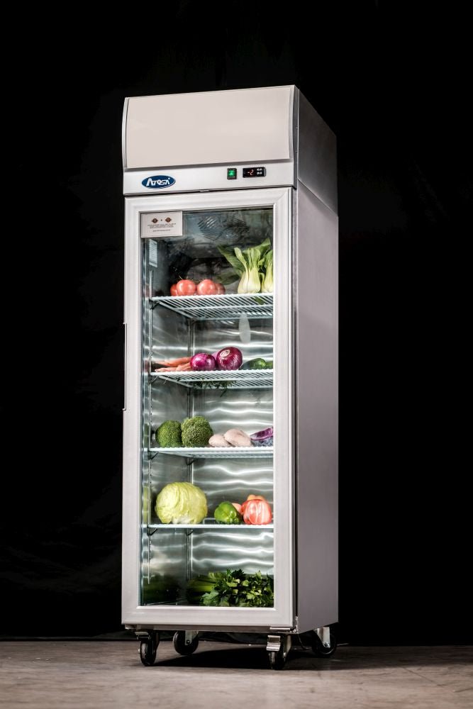 Atosa Single Glass Door Lightbox Freezer YCF9407 - Commercial Kitchen Appliances
