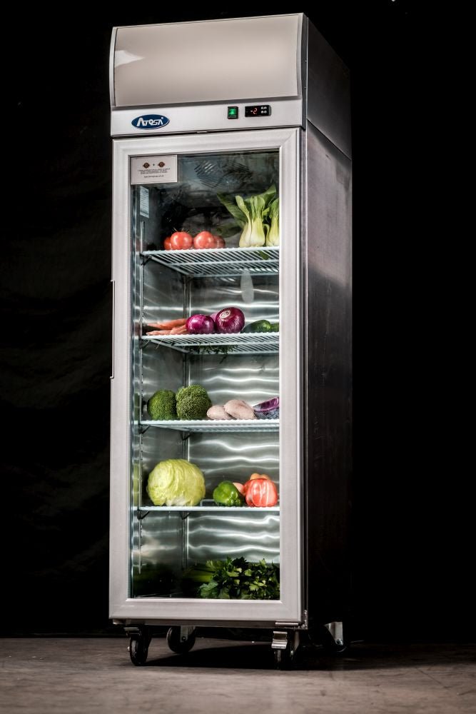 Atosa Single Glass Door Lightbox Freezer YCF9407 - Commercial Kitchen Appliances