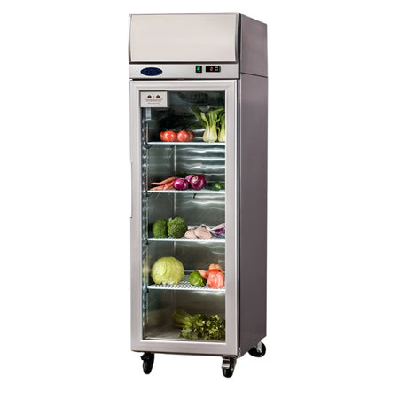 Atosa Single Glass Door Lightbox Fridge YCF9401 - Commercial Kitchen Appliances