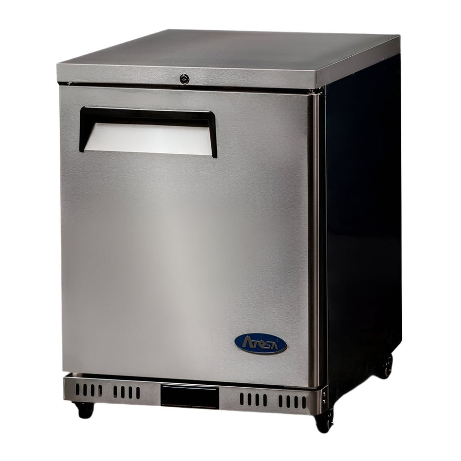 Atosa Solid Door Chiller Fridge MBC24R - Commercial Kitchen Appliances