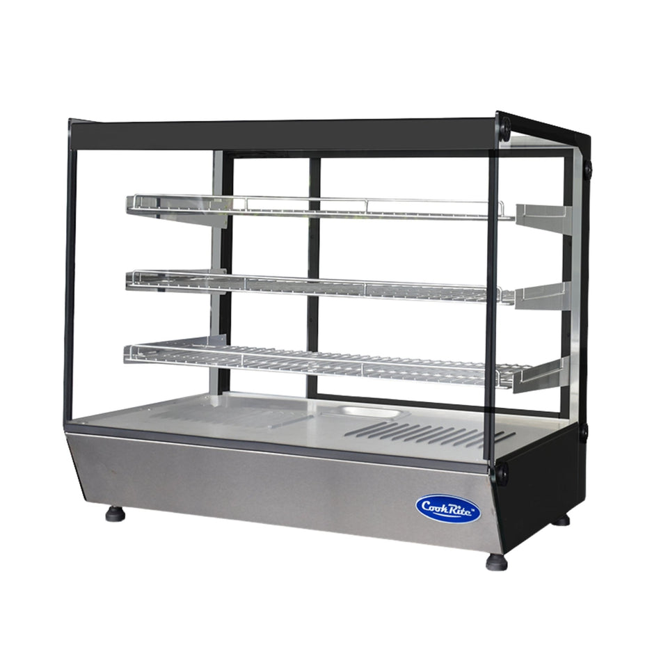 Atosa Square Hot Display Showcase - 700mm Width WHF150L - Commercial Kitchen Appliances