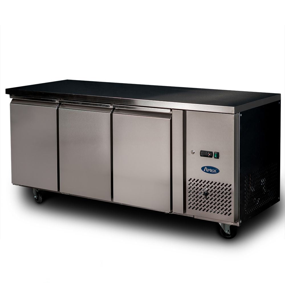 Atosa Three Door Freezer Table EPF3472 - Commercial Kitchen Appliances