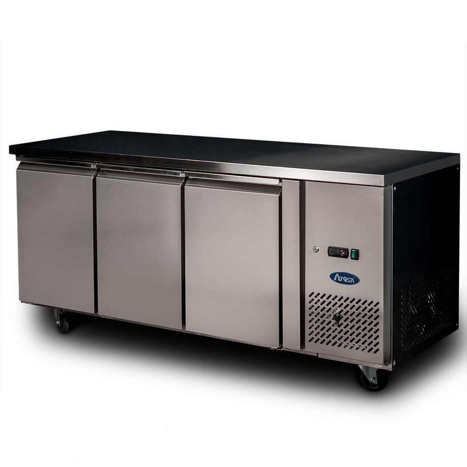 Atosa Three Door Freezer Table EPF3472 - Commercial Kitchen Appliances