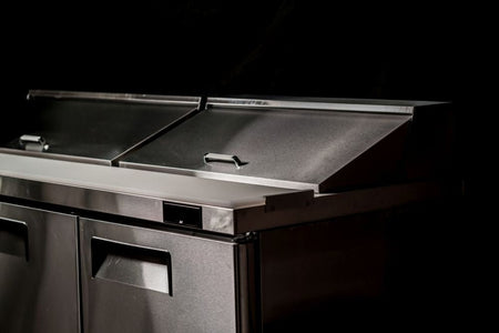 Atosa Three Door Sandwich Prep Table Refrigerator MSF8304 - Commercial Kitchen Appliances
