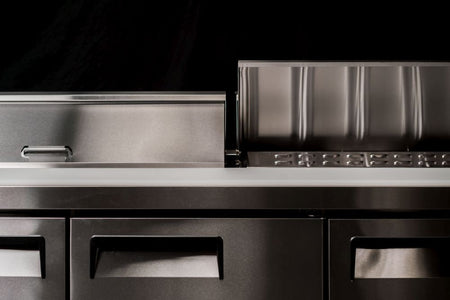 Atosa Three Door Sandwich Prep Table Refrigerator MSF8304 - Commercial Kitchen Appliances