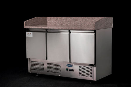 Atosa Three Doors Pizza Table ESL3852 - Commercial Kitchen Appliances