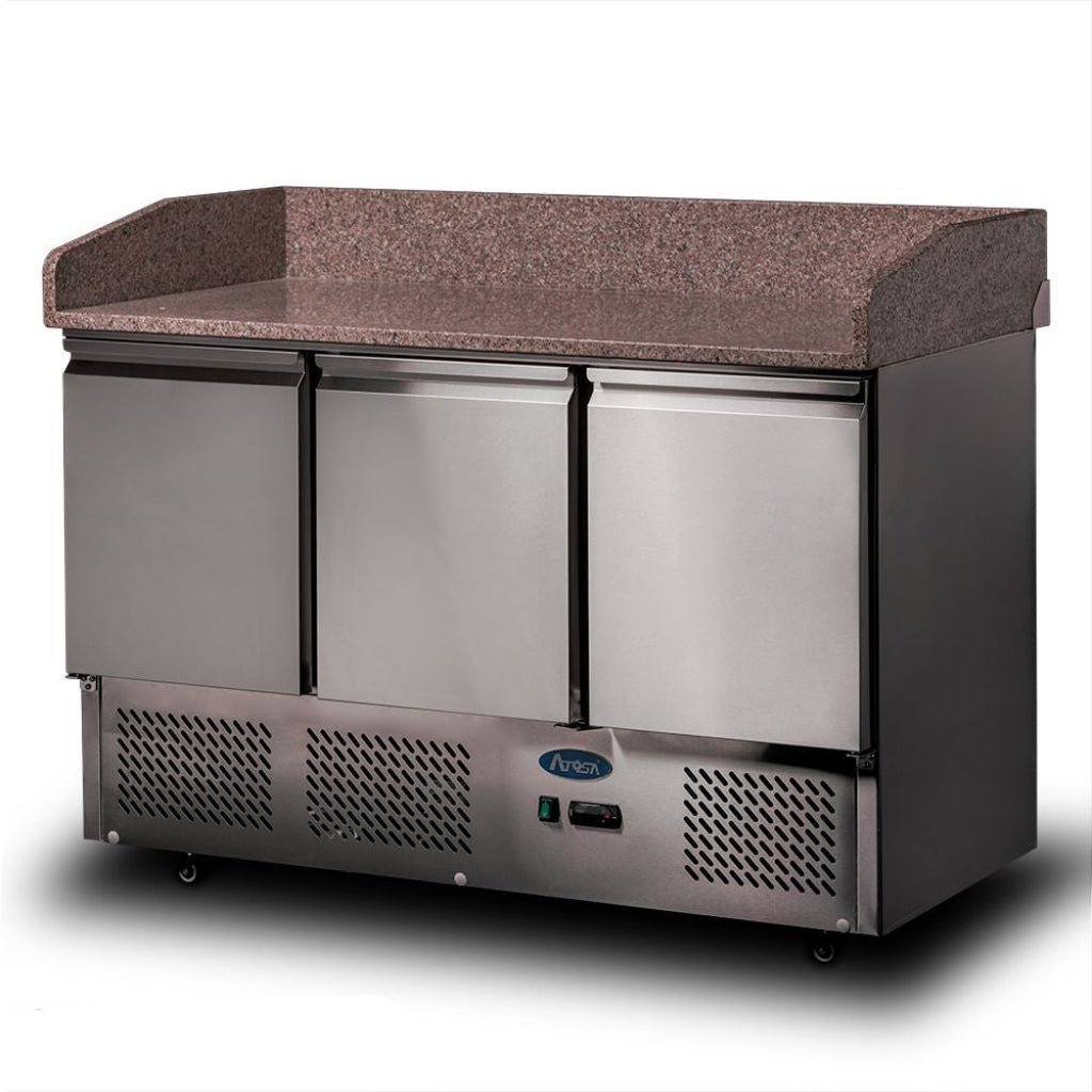 Atosa Three Doors Pizza Table ESL3852 - Commercial Kitchen Appliances