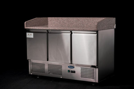 Atosa Three Doors Pizza Table ESL3852 - Commercial Kitchen Appliances