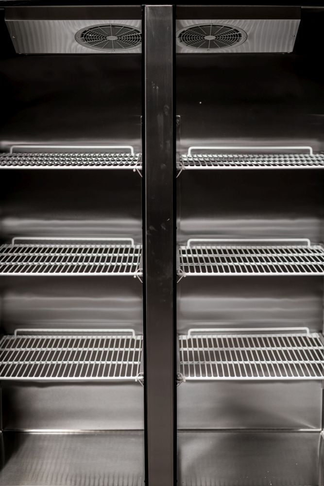 Atosa Top Mounted Double Door Freezer MBF8002 - Commercial Kitchen Appliances
