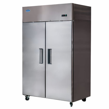 Atosa Top Mounted Double Door Freezer MBF8002 - Commercial Kitchen Appliances