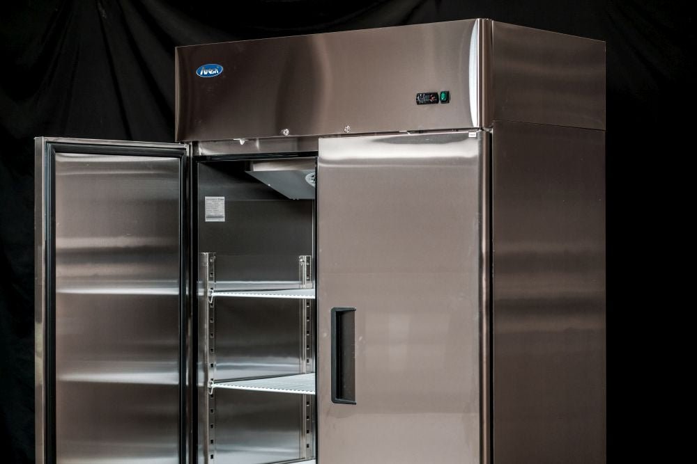 Atosa Top Mounted Double Door Freezer MBF8002 - Commercial Kitchen Appliances