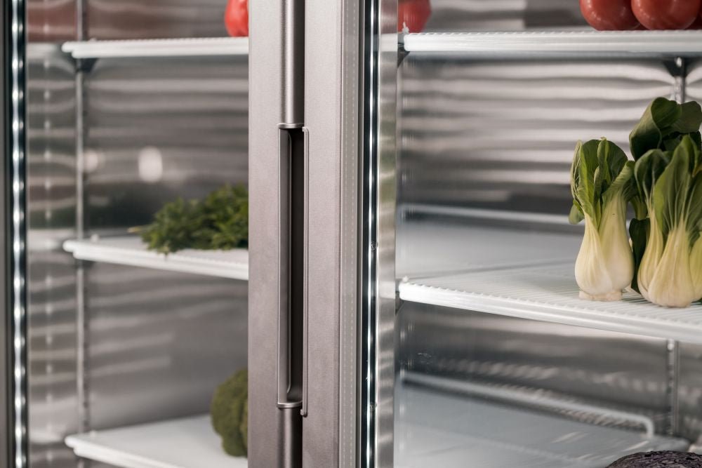 Atosa Top Mounted Double Glass Door Freezer MCF8602 - Commercial Kitchen Appliances