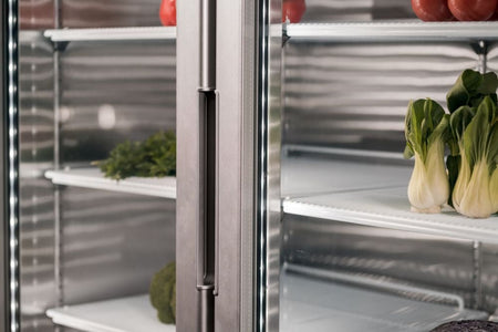 Atosa Top Mounted Double Glass Door Fridge MCF8605 - Commercial Kitchen Appliances