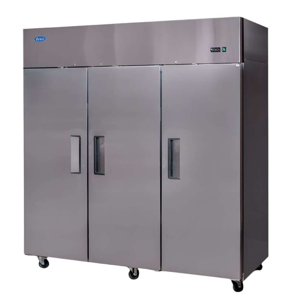 Atosa MBF8003 3-door upright freezer — front view 1968L