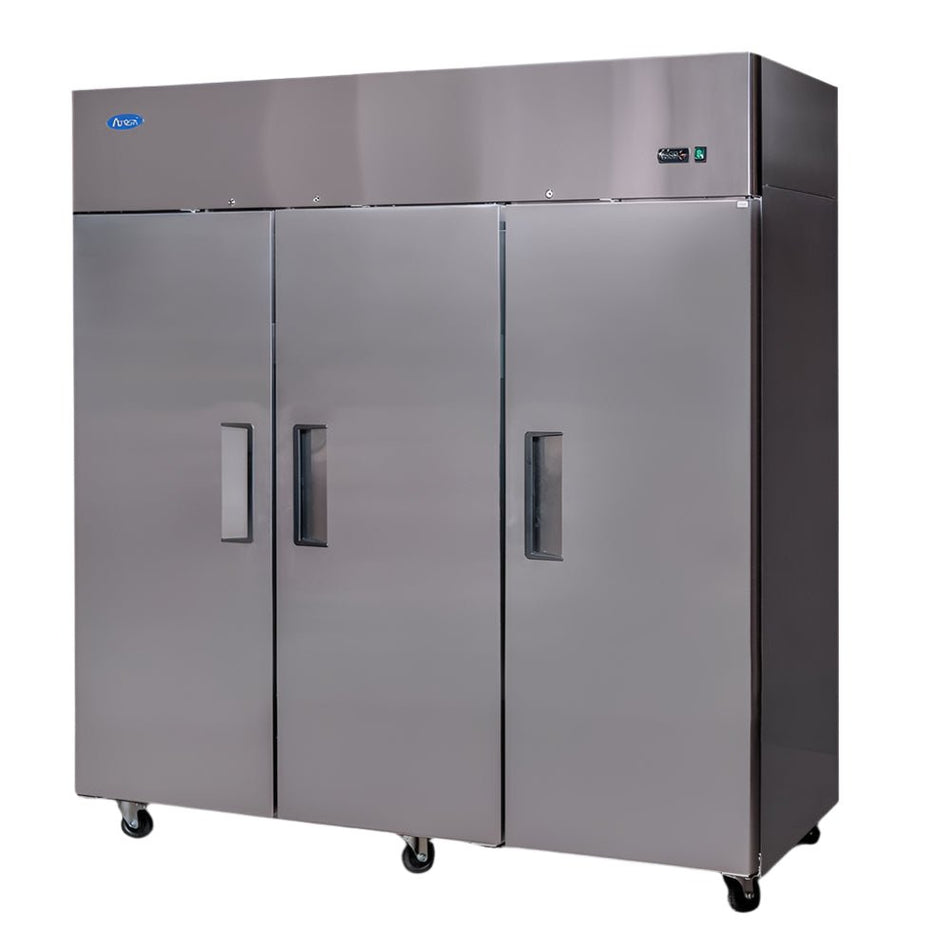Atosa MBF8003 3-door upright freezer — front view 1968L