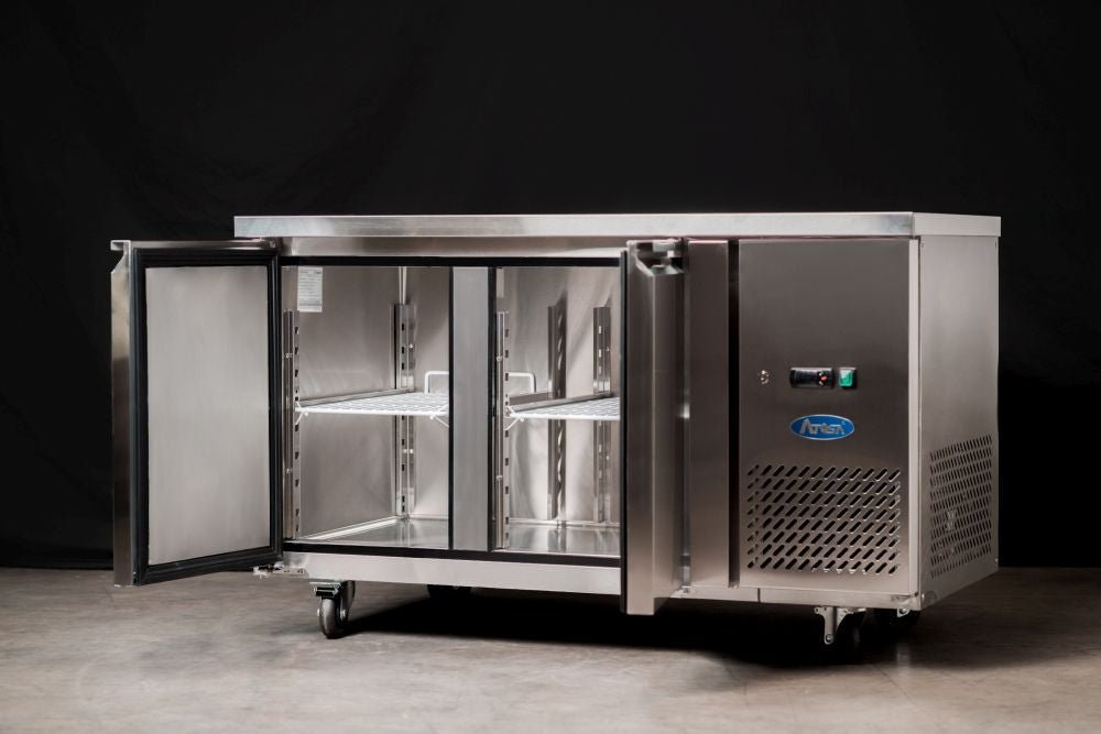 Atosa Two Door Freezer Table EPF3462 - Commercial Kitchen Appliances