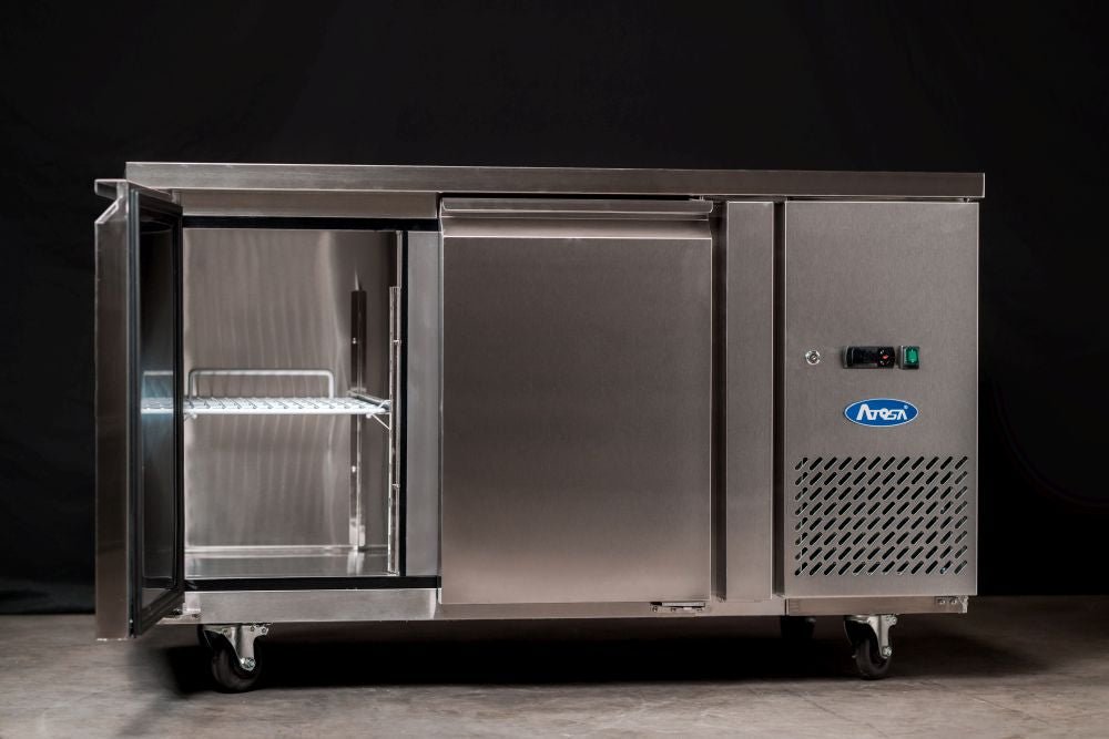 Atosa Two Door Freezer Table EPF3462 - Commercial Kitchen Appliances