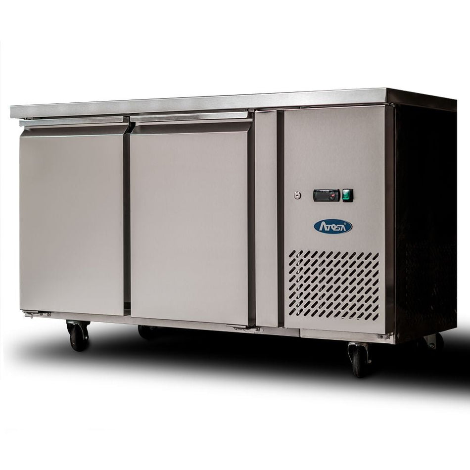 Atosa Two Door Freezer Table EPF3462 - Commercial Kitchen Appliances