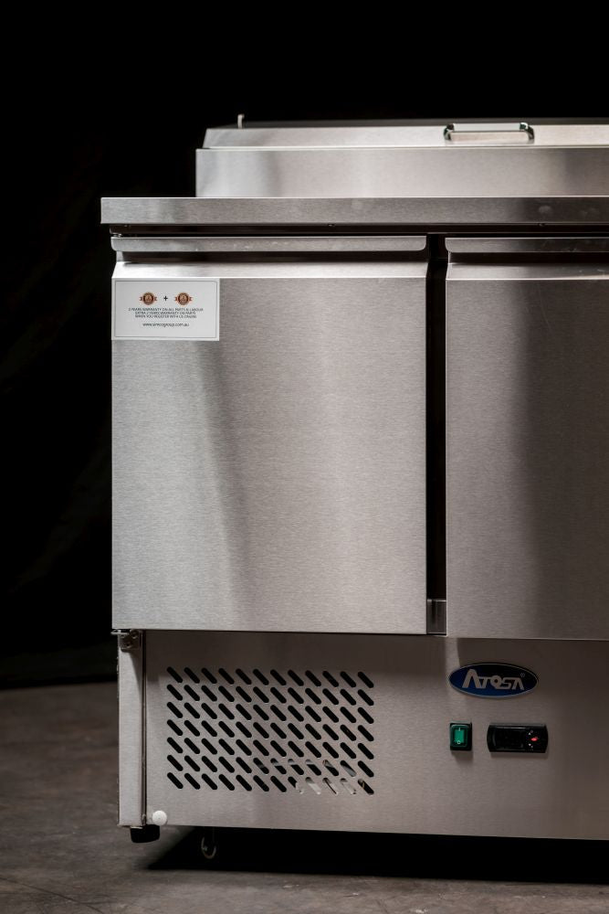 Atosa Two Doors Open Top Saladette ESL3832 - Commercial Kitchen Appliances