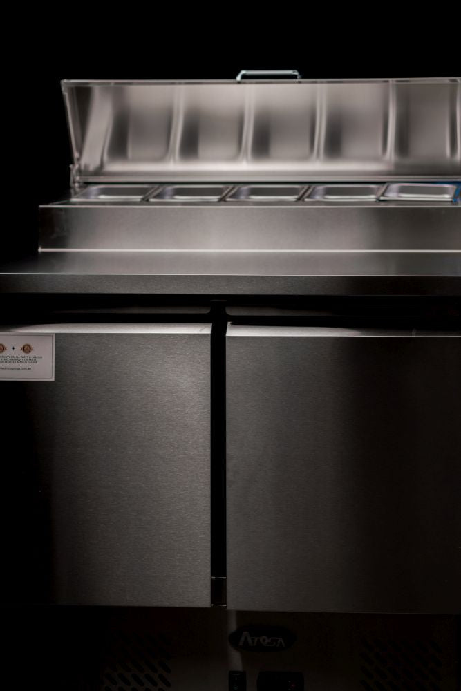 Atosa Two Doors Open Top Saladette ESL3832 - Commercial Kitchen Appliances