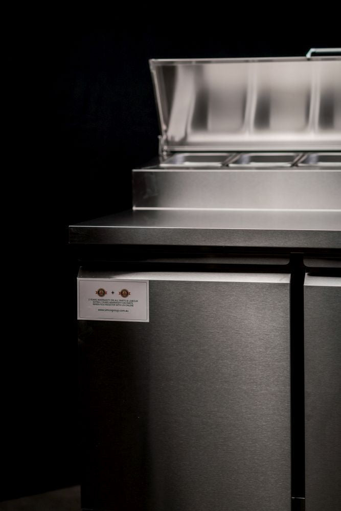 Atosa Two Doors Open Top Saladette ESL3832 - Commercial Kitchen Appliances