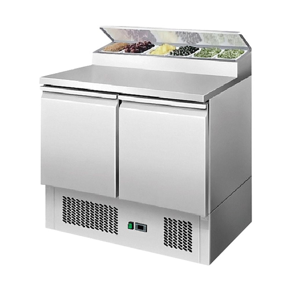 Atosa Two Doors Open Top Saladette ESL3832 - Commercial Kitchen Appliances