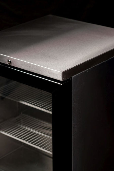 Atosa Underbench Single Glass Door Freezer MBC24FG - Commercial Kitchen Appliances