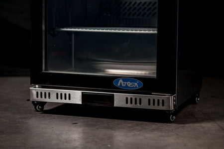 Atosa Underbench Single Glass Door Freezer MBC24FG - Commercial Kitchen Appliances