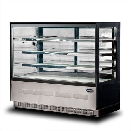 Atosa Upright Square Cake Showcase 1200 Mm WDF127Z - Commercial Kitchen Appliances