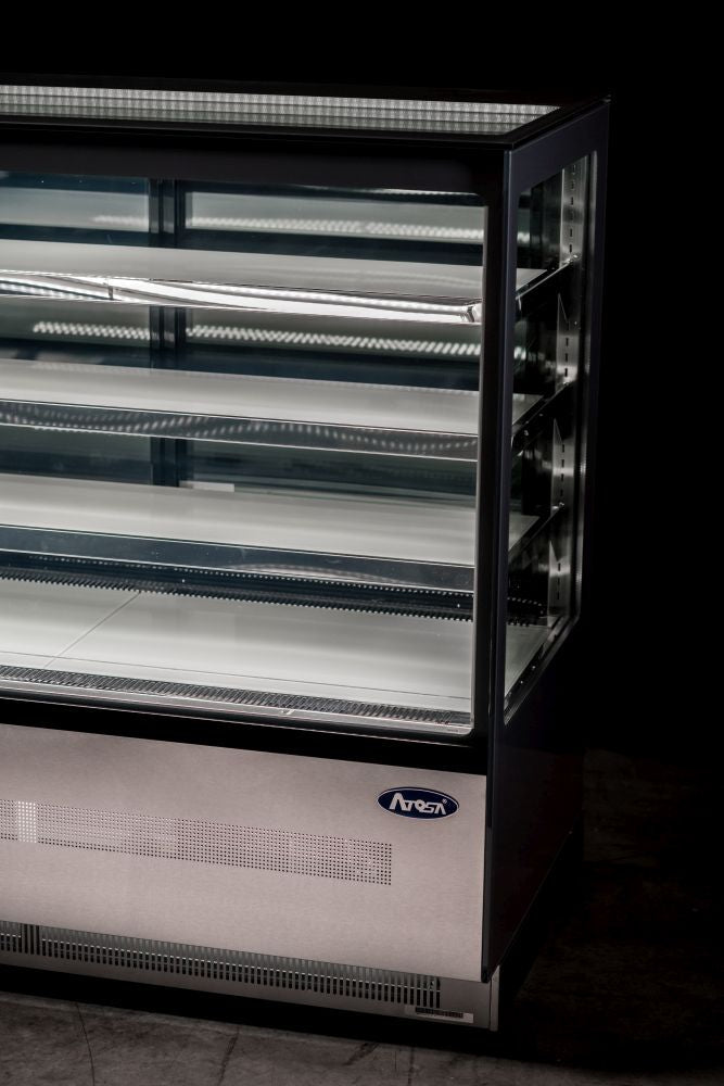 Atosa Upright Square Cake Showcase 1500 Mm WDF157Z - Commercial Kitchen Appliances