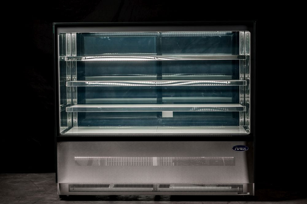 Atosa Upright Square Cake Showcase 1700 Mm WDF177Z - Commercial Kitchen Appliances