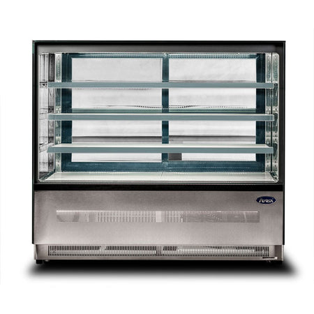 Atosa Upright Square Cake Showcase 900 Mm WDF097Z - Commercial Kitchen Appliances