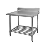 Modular Systems 304 Grade All Stainless Steel Dishwasher Bench Right Outlet