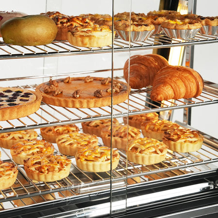 Benchstar All Stainless Steel Pie Warmer And Hot Food Display 100 Pies PW - RT/1200/1E - Commercial Kitchen Appliances