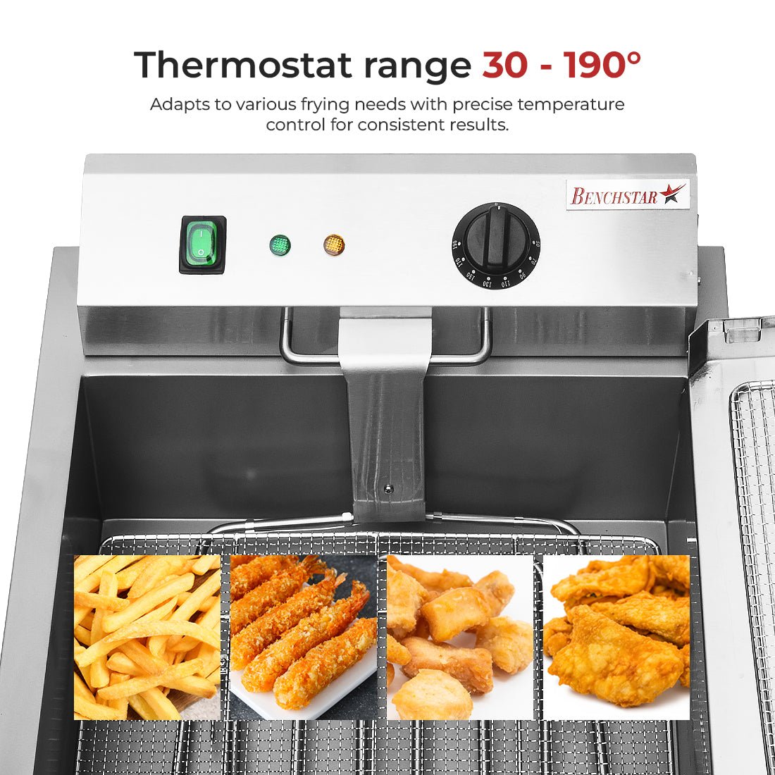 Benchstar Benchtop Electric Doughnut Fryer EF - TE - Commercial Kitchen Appliances