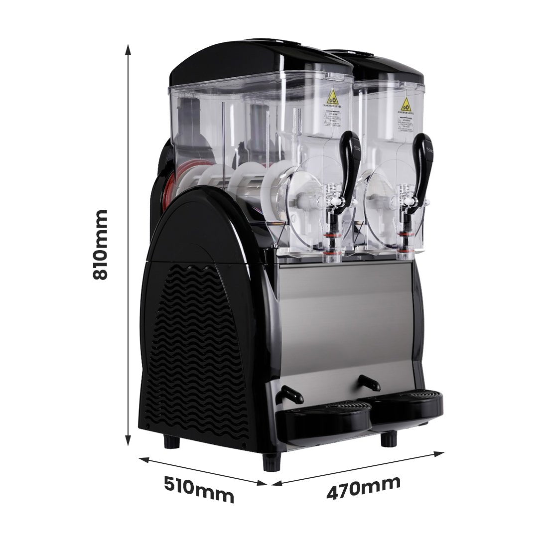 Benchstar Double 12 Litre Granita & Slushy Machine FABIGANI - 2S - Commercial Kitchen Appliances