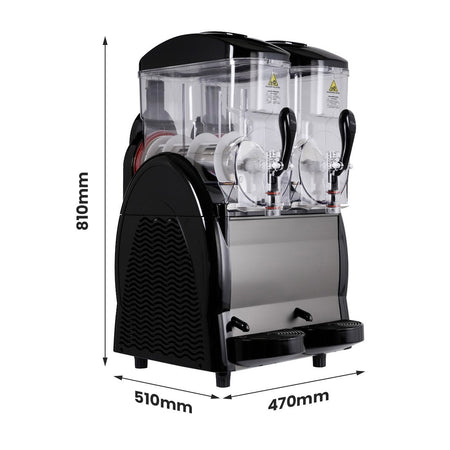 Benchstar Double 12 Litre Granita & Slushy Machine FABIGANI - 2S - Commercial Kitchen Appliances