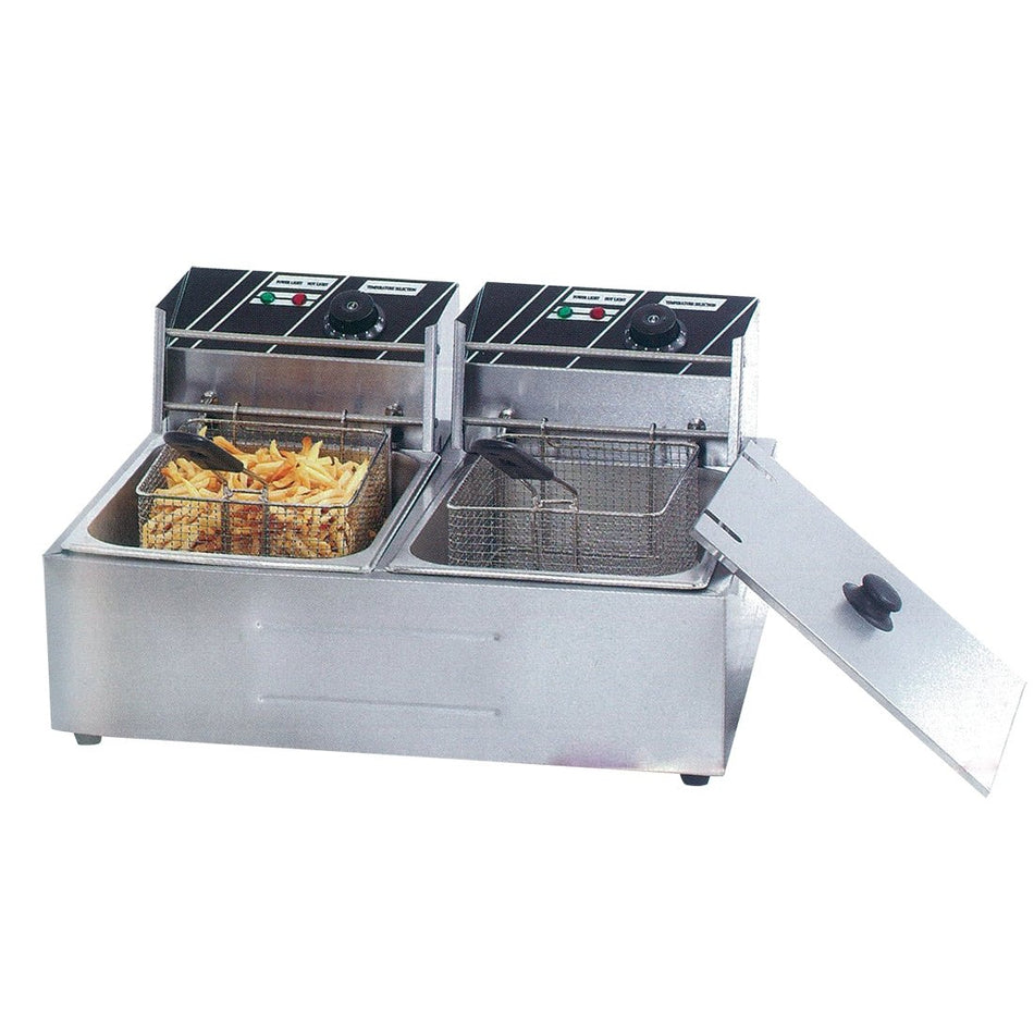 Benchstar Double Tank Electric Fryer TEF - 82KW - Commercial Kitchen Appliances