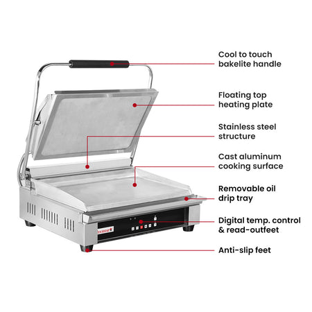 Benchstar Electric Grill Station GH - 819 - Commercial Kitchen Appliances