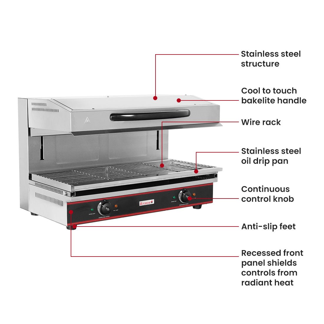Benchstar Electric Salamander ES - 5600L - Commercial Kitchen Appliances