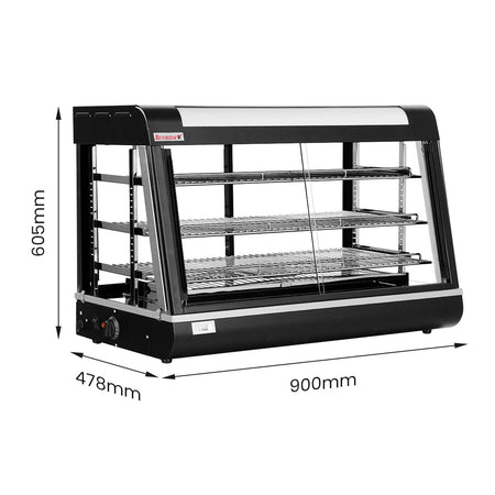Benchstar F.E.D Pie Warmer & Hot Food Display 900X440X610 PW - RT/900/1E - Commercial Kitchen Appliances