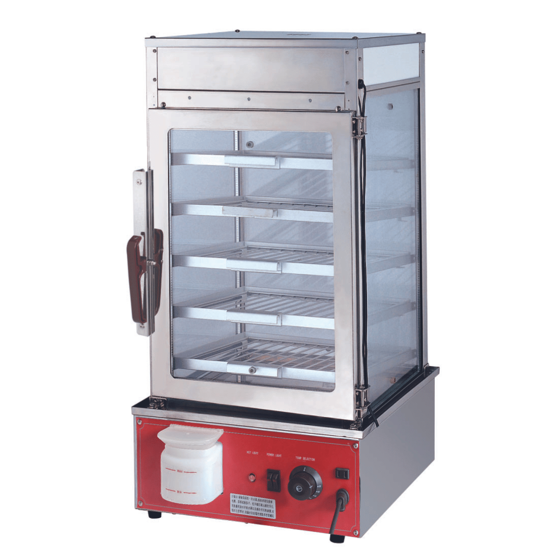 Benchstar Heavy Duty Electric Steamer Display Cabinet 1.2Kw - commercial kitchen equipment - MME-500H-S