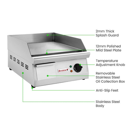 Benchstar Max~Electric Griddle GH - 400E - Commercial Kitchen Appliances