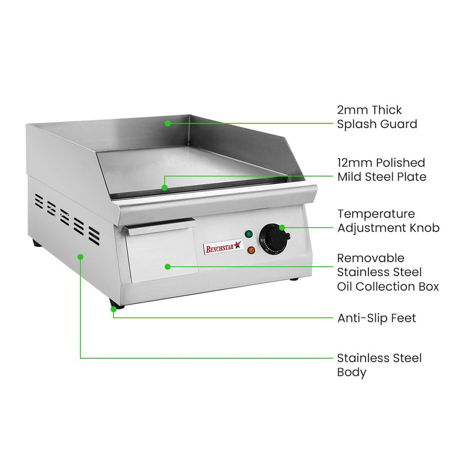 Benchstar Max~Electric Griddle GH - 400E - Commercial Kitchen Appliances
