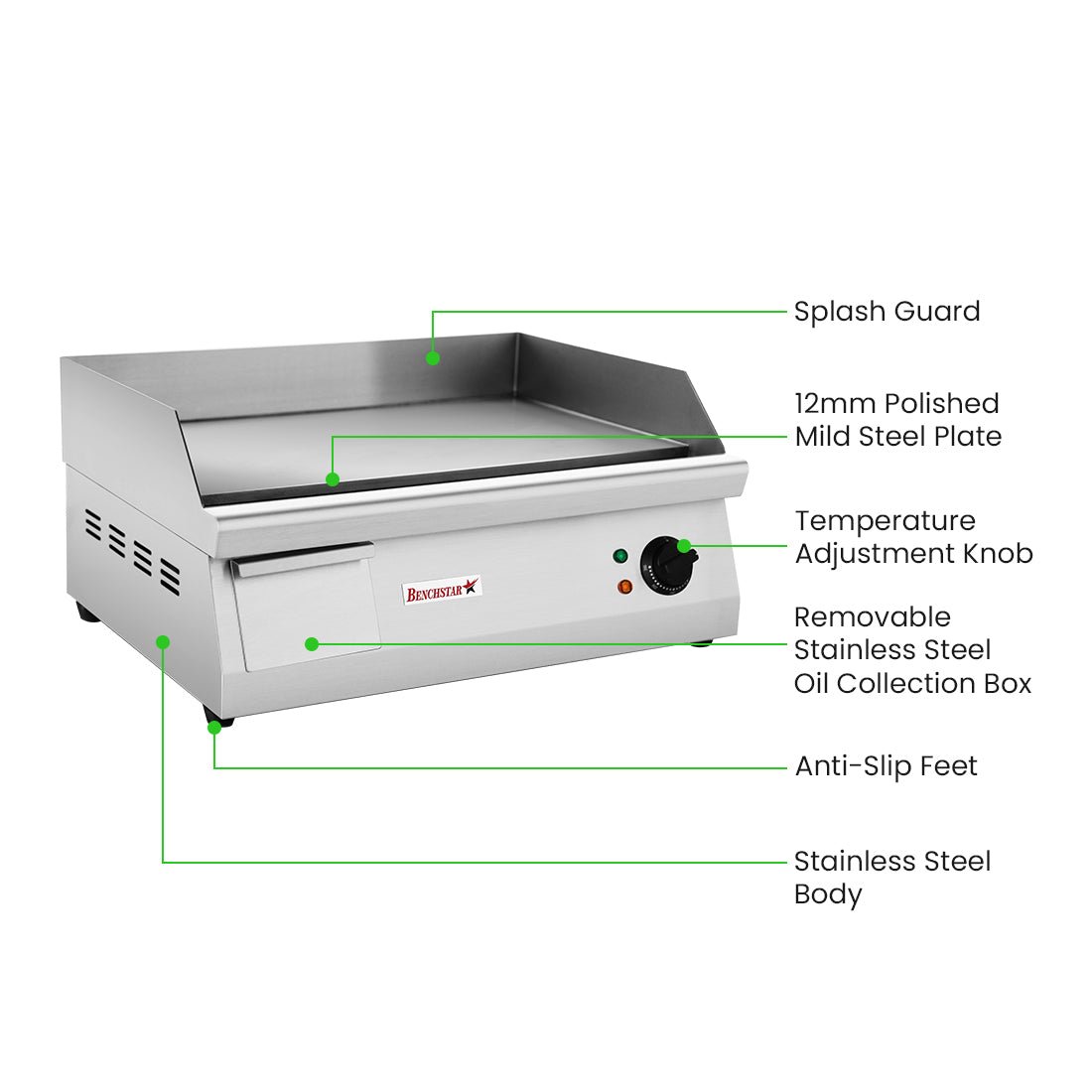 Benchstar Max~Electric Griddle GH - 550E - Commercial Kitchen Appliances
